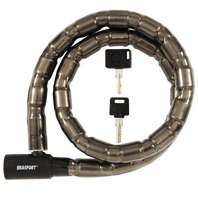 Cadeado para Moto com Chave 22 mm x 1,20 m Brasfort