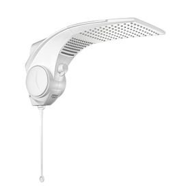 Chuveiro Duo Shower Quadrado Eletrônico Branco Lorenzetti