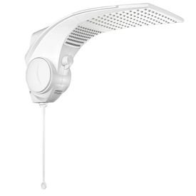 Chuveiro / Ducha Duo Shower Quadrado Eletrônico Turbo Branco Lorenzetti