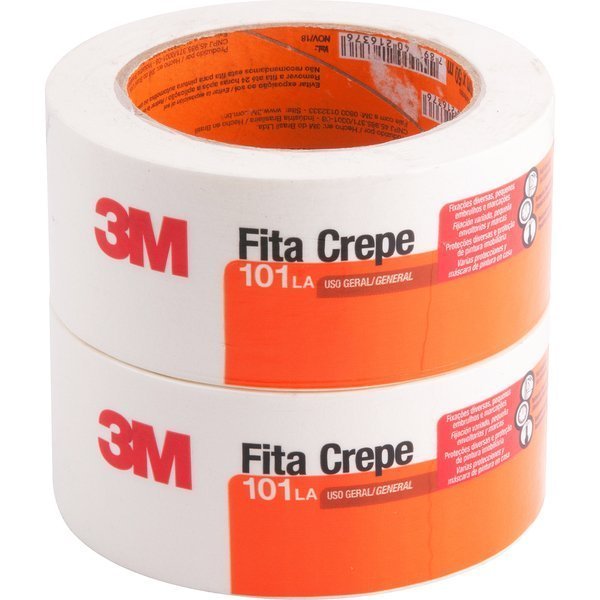 Fita Crepe 3M - 48 mm x 50 m ( Kit 02 Rolos )
