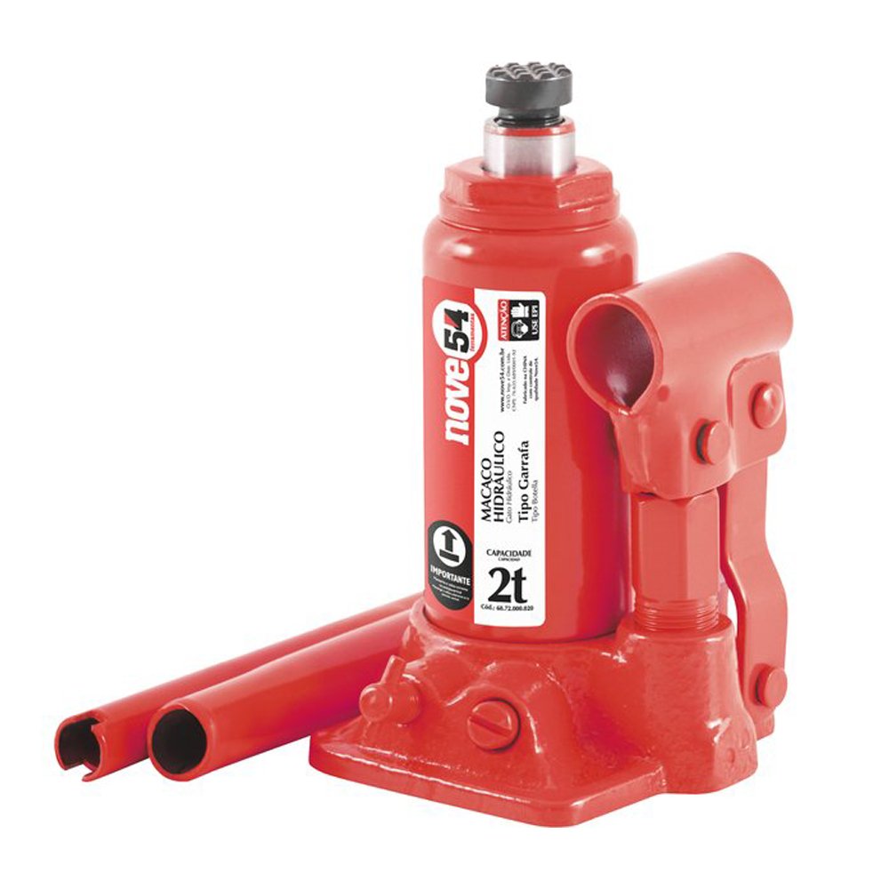 Macaco Hidráulico Tipo Garrafa 2 Toneladas Nove54