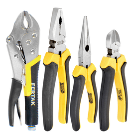 kit 04 alicates universal bico corte pressao