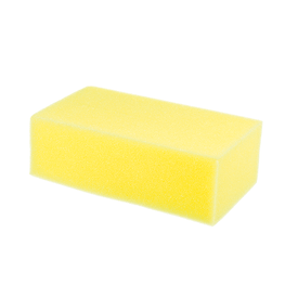 bloco de espuma amarelo