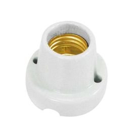 soquete porcelana e27 com base fertak 11996