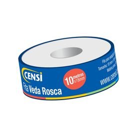 veda rosca teflon brnaco 10 pecas censi 10m