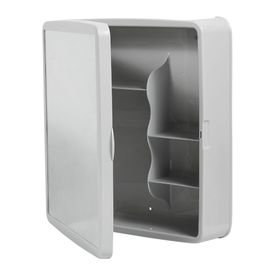 armario banheiro plastico cinza claro sintex 6352