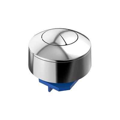 Botão Acionador Duplo Universal Cromado