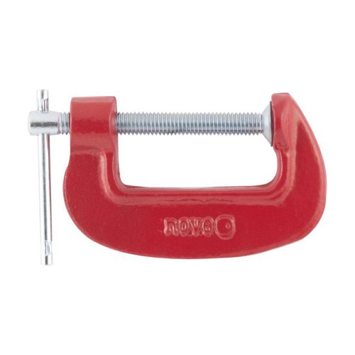 grampo de ferro fundido vermelho tipo c 2 50mm nove54 5602