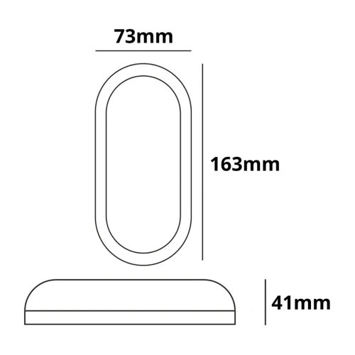luminaria tartaruga force led com sensor invisivel 12w 6500k branco taschibra 10801 1