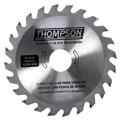 Lâmina de serra circular para madeira 9 1 4 polegadas com 24 dentes Thompson