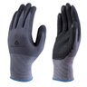 luva de poliamida spandex com banho nitrilico pu e pigmentos tamanho 9 g deltaplus 11983