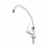 12431 torneira de cozinha bancada com bica movel 1 2 tenerife branca com cromado herc