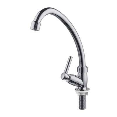 Torneira de cozinha de bancada com bica móvel Tenerife cromada Herc