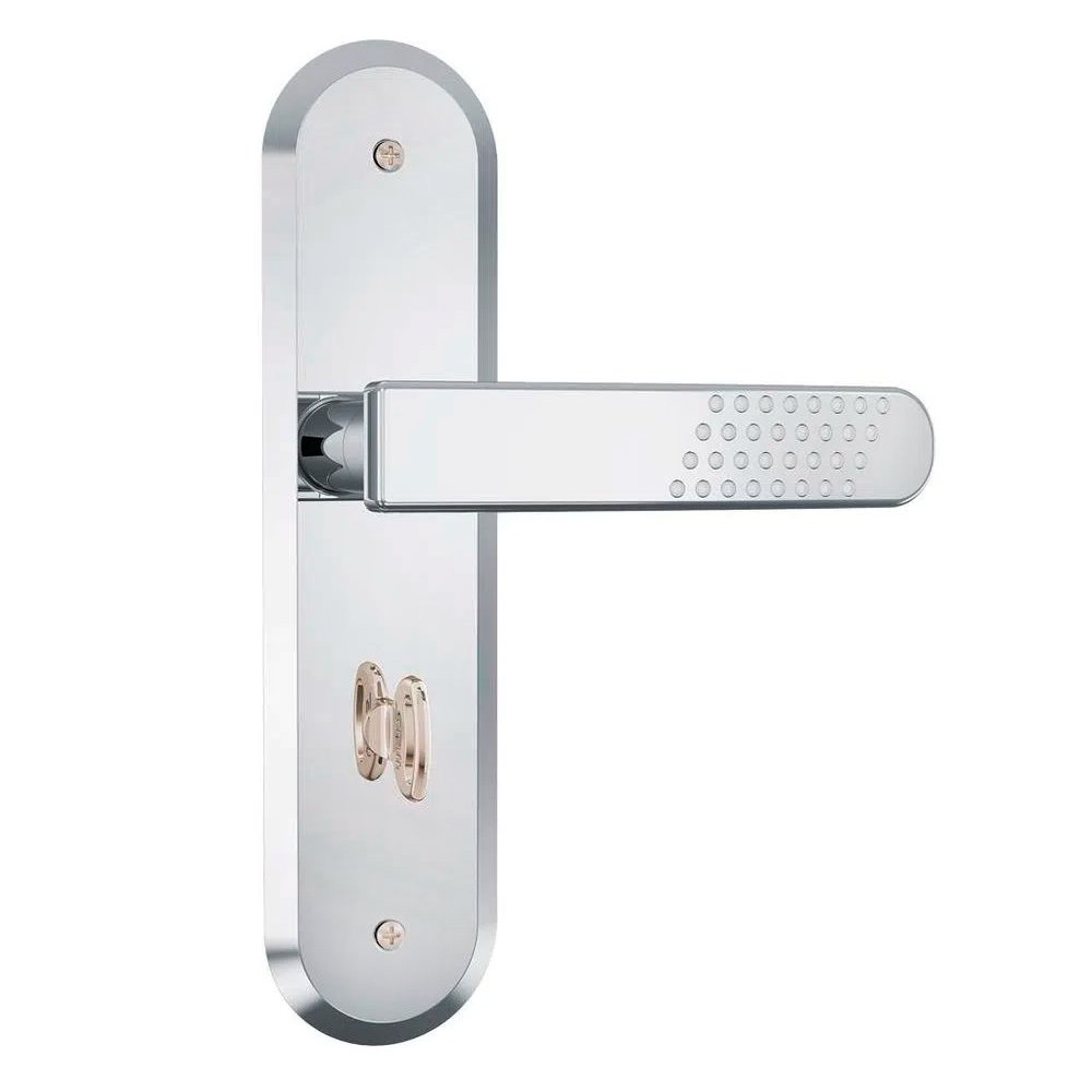 Fechadura Para Banheiro Novara 1820/21 Espelho Inox Polido Stam