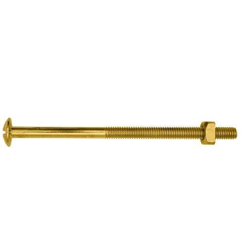 Parafuso para Cama Fendado com Porca Quadrada 1/4’’ x 120 mm PS Caixa com 100 Peças Ciser