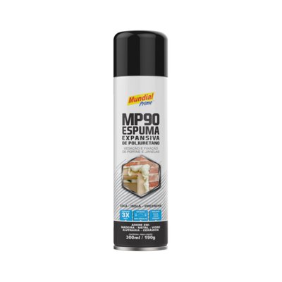 Espuma Expansiva Poliuretano 300 ml 190 g Mundial Prime