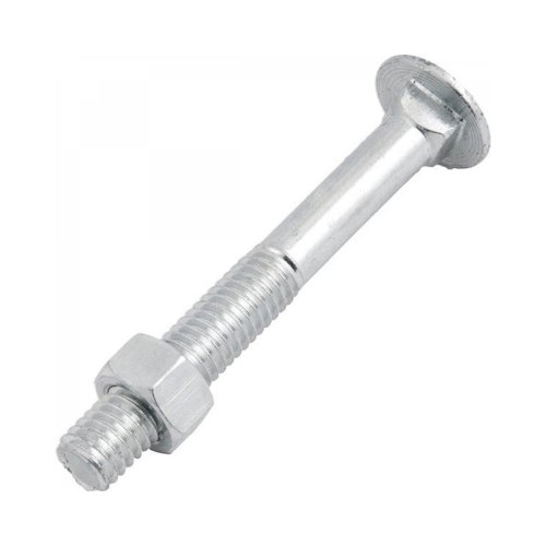 Parafuso Frances Zincado Branco Com Porca Sextavada 5/16 x 3" Caixa com 100 Peças Ciser
