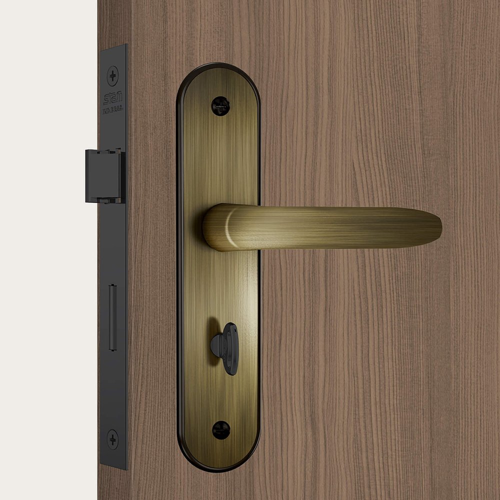 Fechadura Para Banheiro Carpi 824/11 Espelho Antique E-Coat Stam