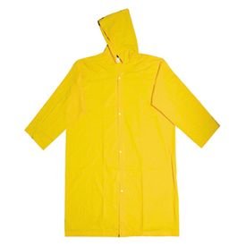 6994 capa de chuva pvc forrada amarela tamanho g nikokit