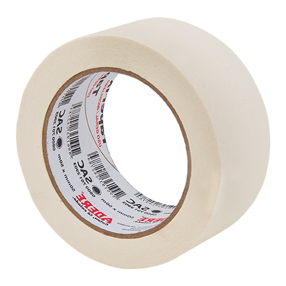 Cinta Adhesiva Para Máscara Crepé 710, 18 Mm X 50 M - Adelbras
