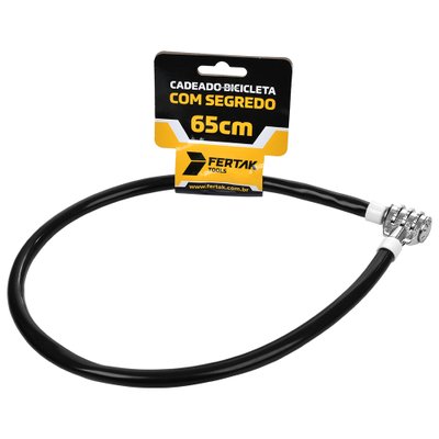 Cadeado para Bicicleta com Segredo 65 cm x 10 mm Fertak