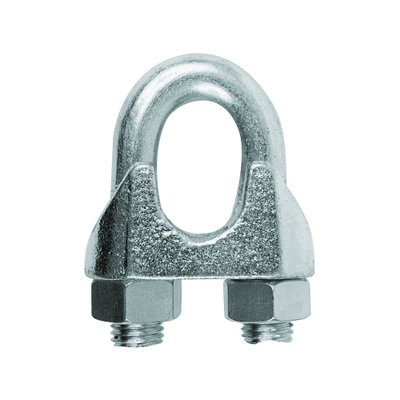 Grampo clips para cabo de aço 1/8 polegada galvanizado Nove54