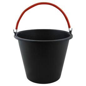 2359 balde plastico preto com alca 12 litros reforcado metasul