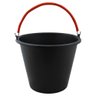 2359 balde plastico preto com alca 12 litros reforcado metasul
