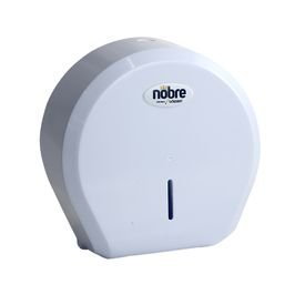 13987 dispenser para papel higienico rolao de 300 500m branco new classic nobre