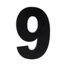 14061 1 numero residencial em aluminio preto n 9 185mm numeral