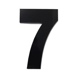 14059 1 numero residencial em aluminio preto n 7 185mm numeral
