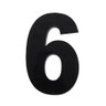 14058 1 numero residencial em aluminio preto n 6 185mm numeral