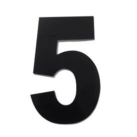 14057 1 numero residencial em aluminio preto n 5 185mm numeral