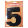 14057 numero residencial em aluminio preto n 5 185mm numeral