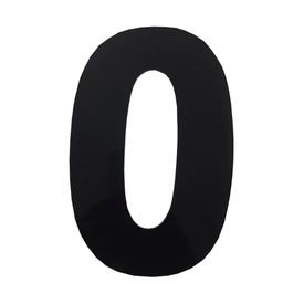 14052 1 numero residencial em aluminio preto n 0 185mm numeral