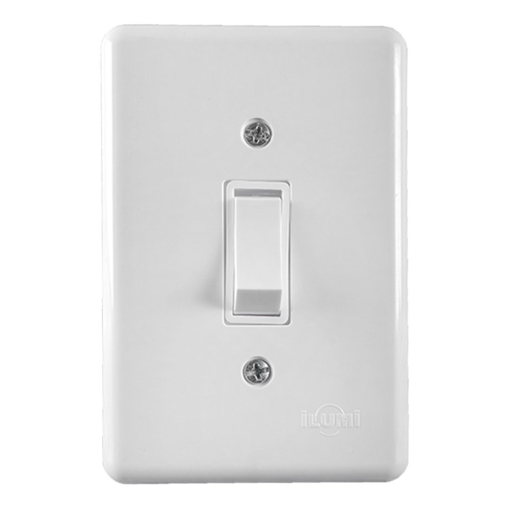 M♡  Conjunto Interruptor Paralelo 6A - 250V Embutir Stylus Ilumi