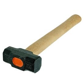 2 marreta de ferro com cabo de madeira kg minasul