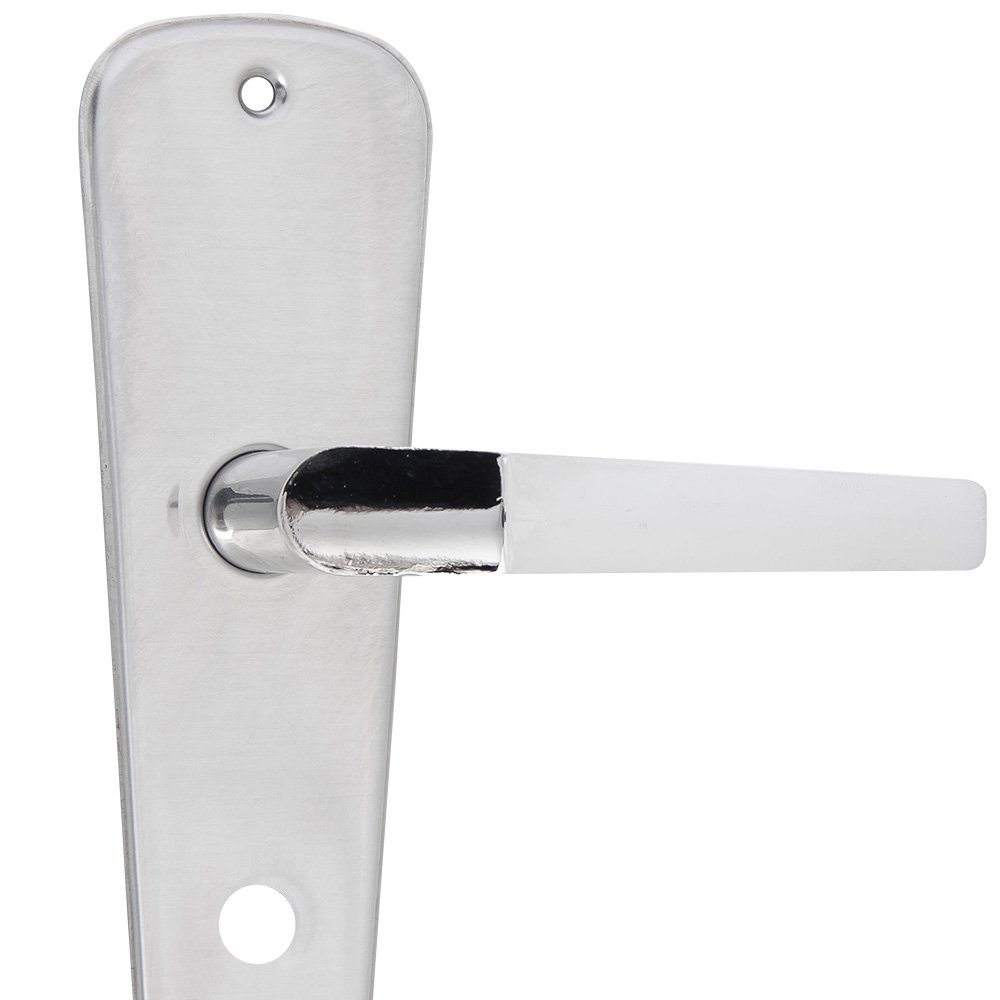 Soymeソンメ Fechadura Para Banheiro Popline Reta Cromada ESP11 (40x53) Soprano