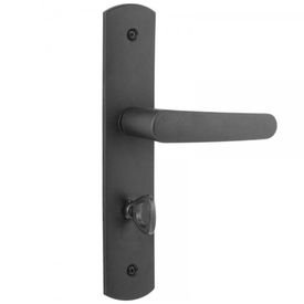 Fechadura para Banheiro Ipanema Reta Preta ESP27 (40x53) Soprano