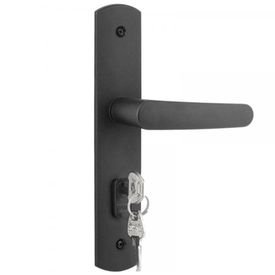 Fechadura Externa Ipanema Reta Preta ESP27 (40x53 PY43) Soprano