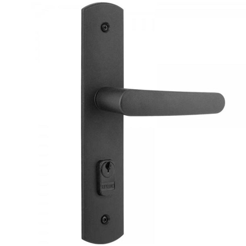 Fechadura Externa Ipanema Reta Preta ESP27 (40x53 PY43) Soprano