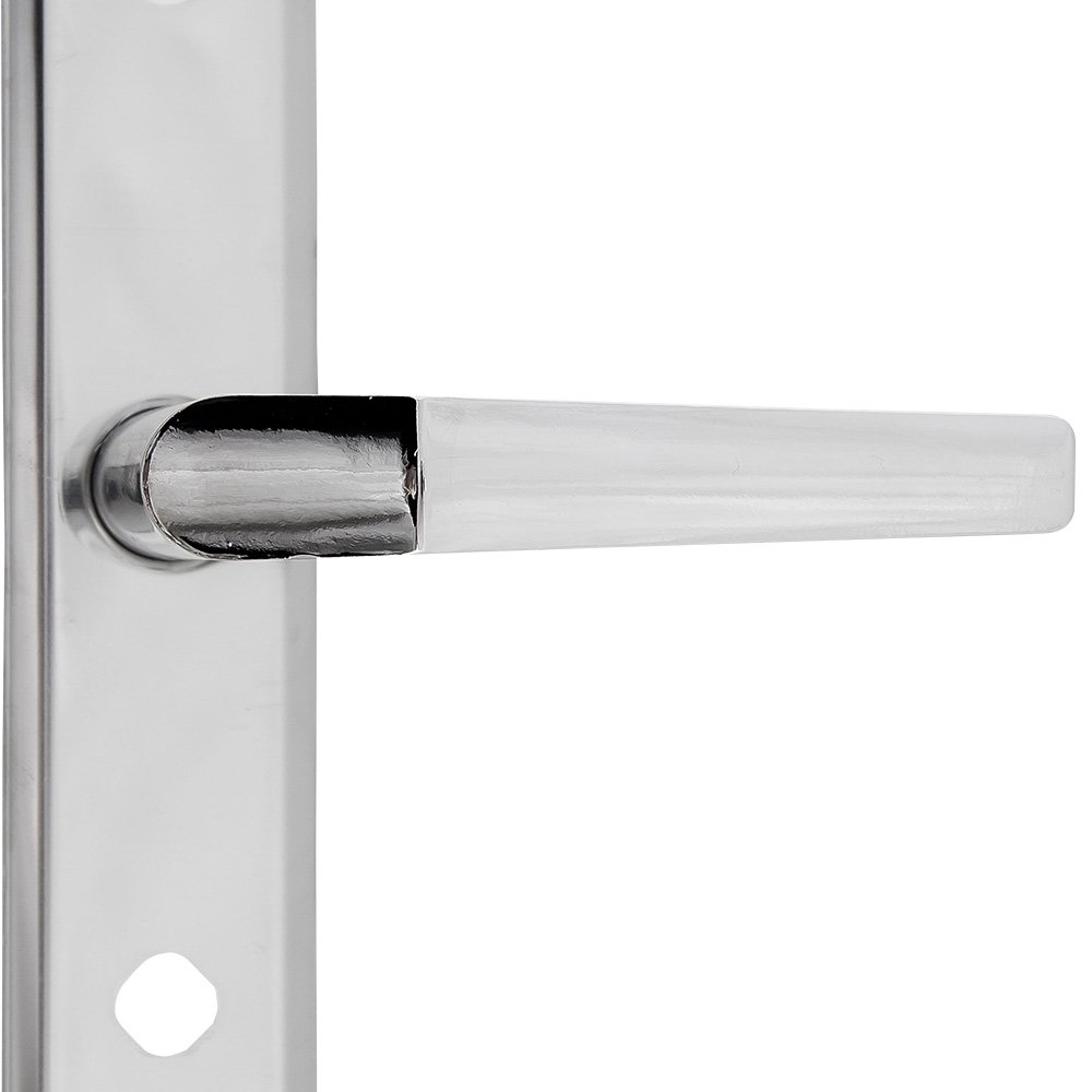 Fechadura para Banheiro Popline Reta Cromada ESP26 (40x53) Soprano