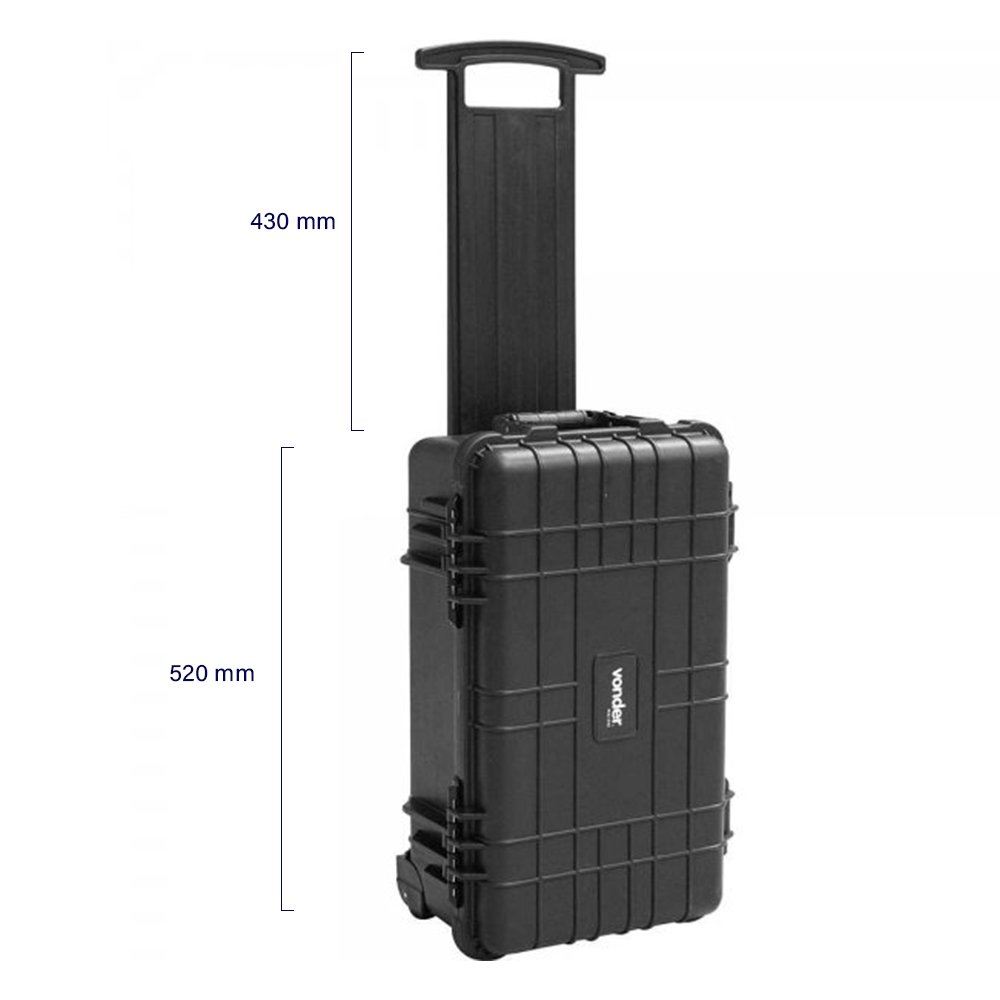 Maleta anti-impacto com rodas MAI 545 - Vonder