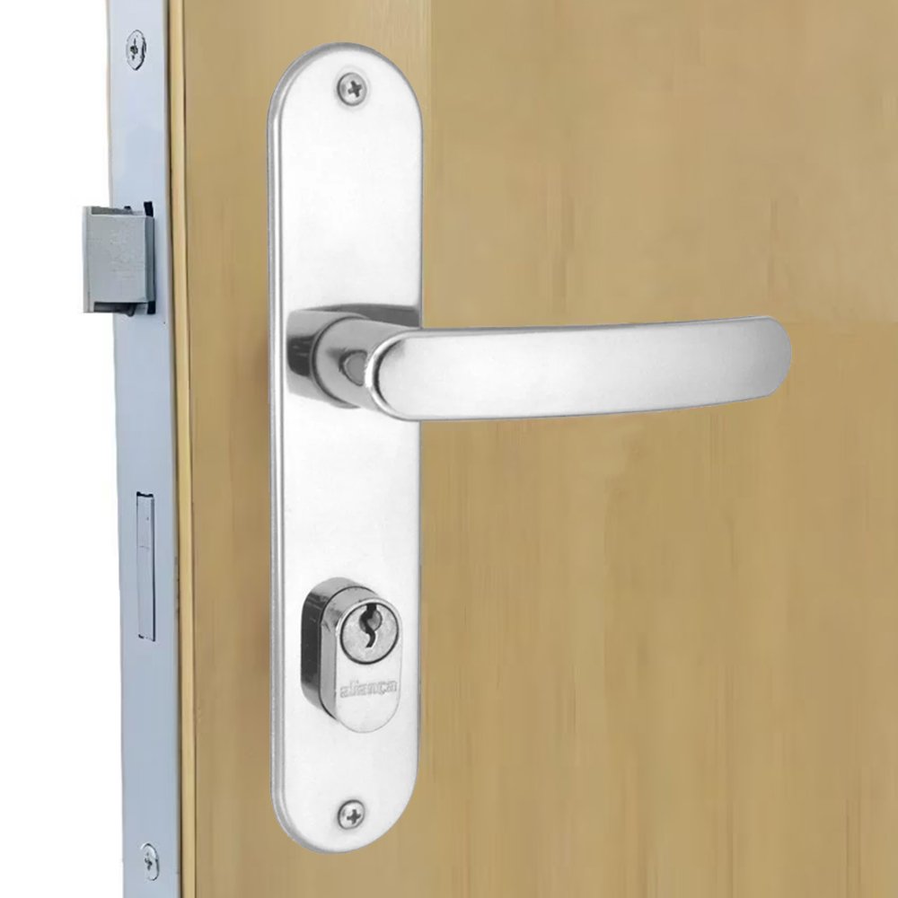 Fechadura Externa Inox Premium 2600/71 Aliança
