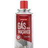 01 cartucho de gas 400ml 215g para fogareiros e macaricos para camping e uso domestico etaniz