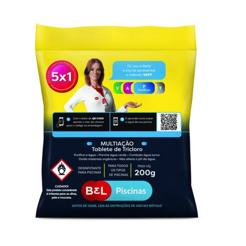 Cloro Em Pastilha 200g Tripla Ação - Buschle & Lepper