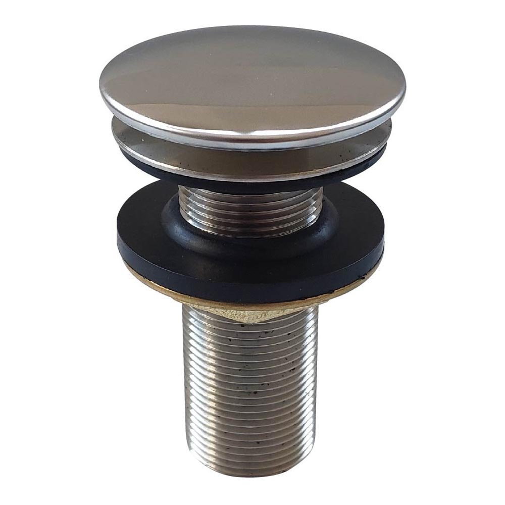Válvula Click para Lavatório 7/8'' em Inox com Tampa Grande FLVX Hidro