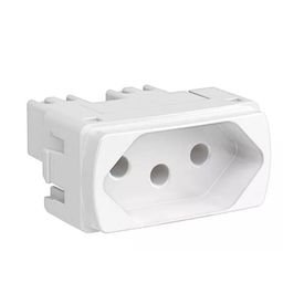14936 2 modulo tomada 2p t 10a 250v branca tramontina