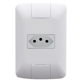 14905 14906 conjunto aria tomada 2p t 250v branco tramontina