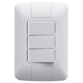 Conjunto Interruptor Paralelo 6A - 250V Embutir Stylus Ilumi